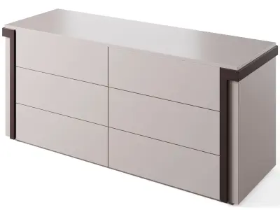 Chest of drawers AVENUE by Luxence Luxury Living 3D model