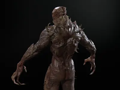 MutantR1 Low-poly 3D model