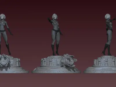 QUARTETO FANTASTICO SUE 3D print model