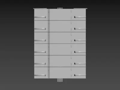 The image shows a futuristic 3D model