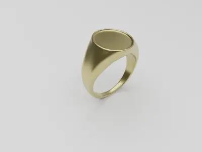Signet Ring 3D print model