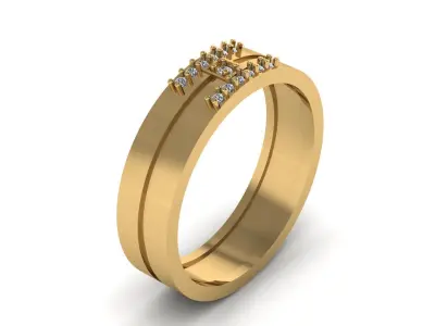 Jewelry Ring 3D print model 21