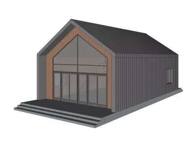 Barndominium House 042 3D model