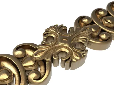  decorative pattern ready for 3D printing 3D model