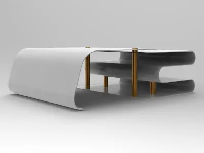 Hatty Side Table Low-poly 3D model