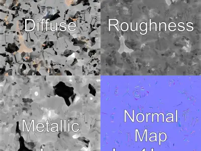 Titanium Legged Mechanical Elephant with Flexible Trunk Low-poly 3D model