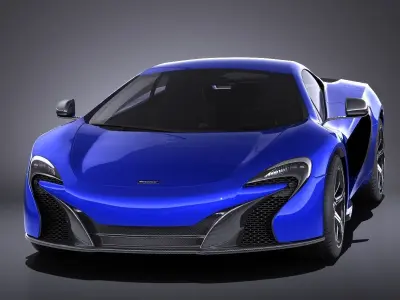 Mclaren 650S Coupe 2017 VRAY 3D model