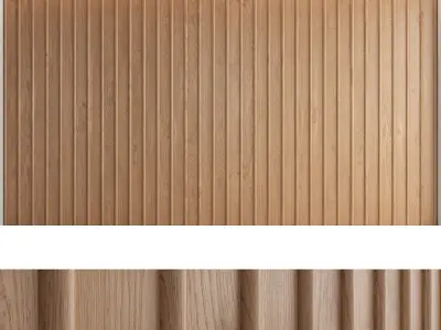 Wood panels set3 3D model