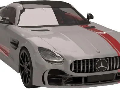 Mercedes Benz AMG GTR 3D model