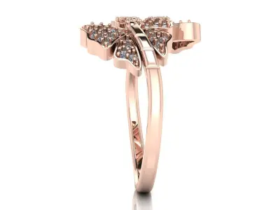 Jewelry Diamond Ring 3D Print Model 3D print model 14