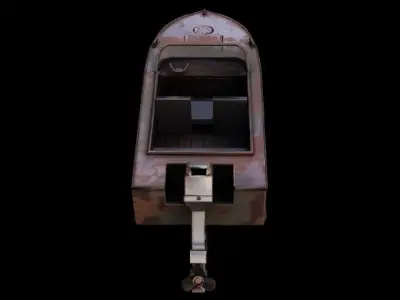 SpeedBoat  Low-poly 3D model