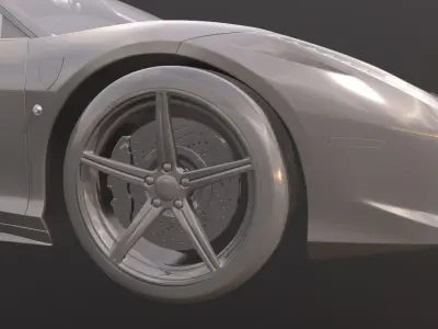 Ferrari 458 Italia  3D model