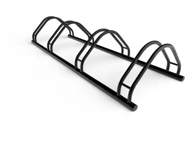 Bike Rack M04 Low-poly 3D model