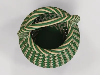 Traditional Basket-01 3D print model