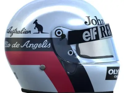 Elio de Angeles Helmet 1985 Low-poly 3D model