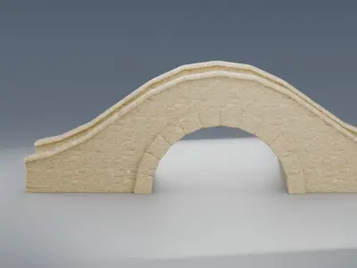 Stone Bridge 3D model