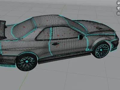 Nissan Skyline 3D model 3D model