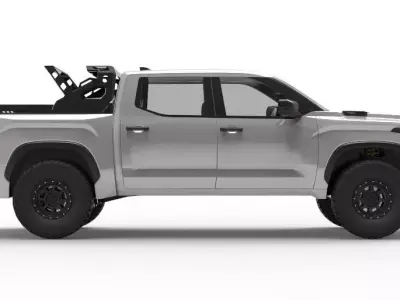Toyota Tundra 2022 Con accesorios 3D model