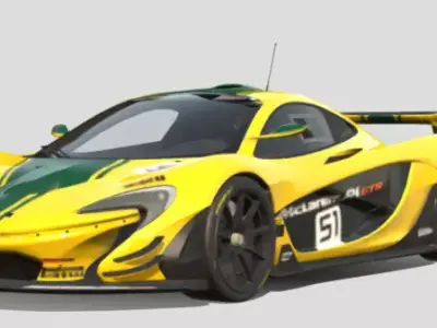 2015 McLaren P1 GTR 3D model