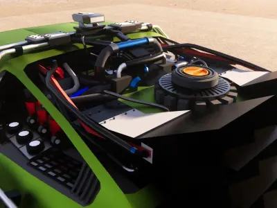 Armoured car 3D model