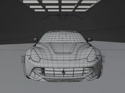 Ferarri Sports Car 3D model
