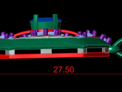 GOLDEN CHAIN LOCKET PENDANT 3D PRINTABLE MODEL  3D print model