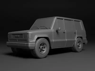 Isuzu Trooper  3D print model