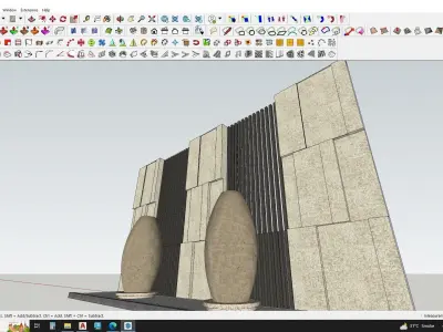 3d motive wall 3D model