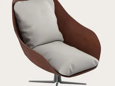 Swivel Armchair 3D model