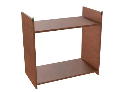 Wooden Shelf Free 3D model