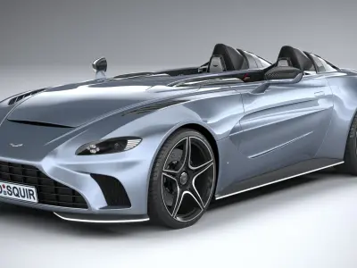 Aston Martin V12 Speedster 2021 3D model
