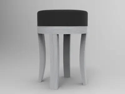 Mindu Stool Low-poly 3D model