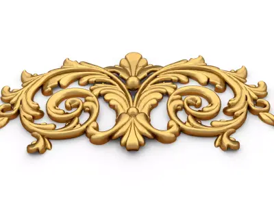 carved classic decorative ornament cnc 3d printing stl 56 3D print model