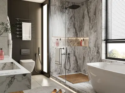 Bathroom 58 3D model