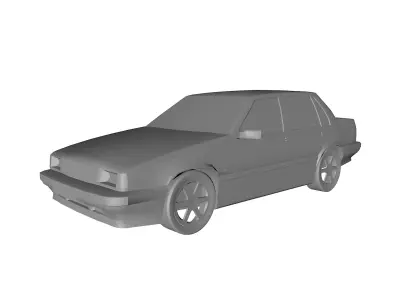 Volvo Car 60s 3D model