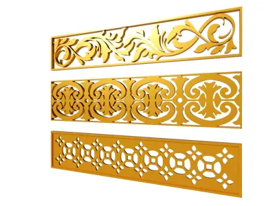 Gold Carving 8 3D model