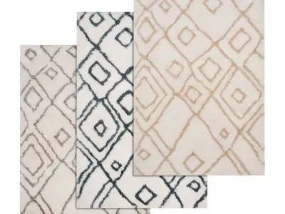 Rug Set 2179 3D model