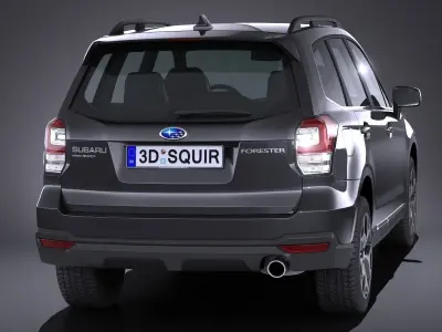 Subaru Forester 2017 3D model