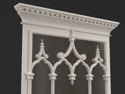 Classic Mirror Chelini Art 2132 3D model