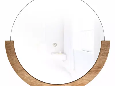 Mira Modern Accent Mirror 3D model