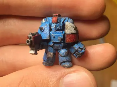 Goblin Marine Lieutenant Free 3D print model