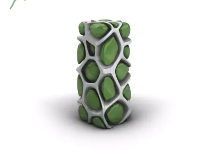 Grasshopper  EX 22  Voronoi 3D  Solid difference 3D model