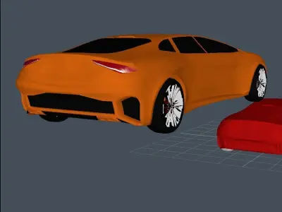 Avtomobil dizayni  Low-poly 3D model from CGTrader