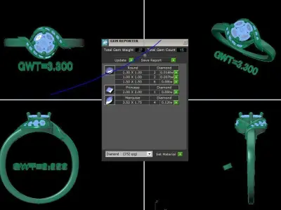 FASION RING 3D model 29