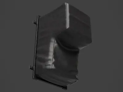 Punching Bag 9 Low-poly 3D model