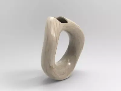 Rous Vase Low-poly 3D model