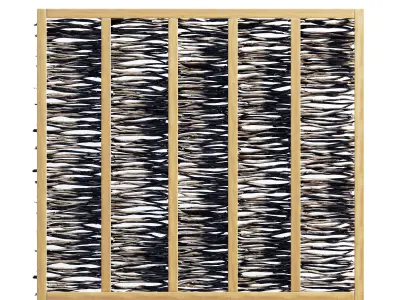 Ceiling wood old sang branch n1 3D model