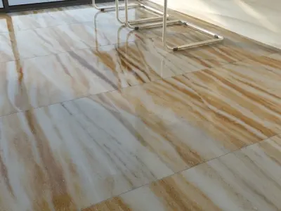 TUREX INTERNATIONAL Travertine Tiles Set 3D model