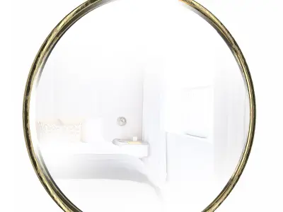 Modern - Contemporary Beveled Accent Mirror 3D model