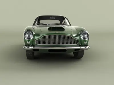 Aston Martin DB4 GT 3D model